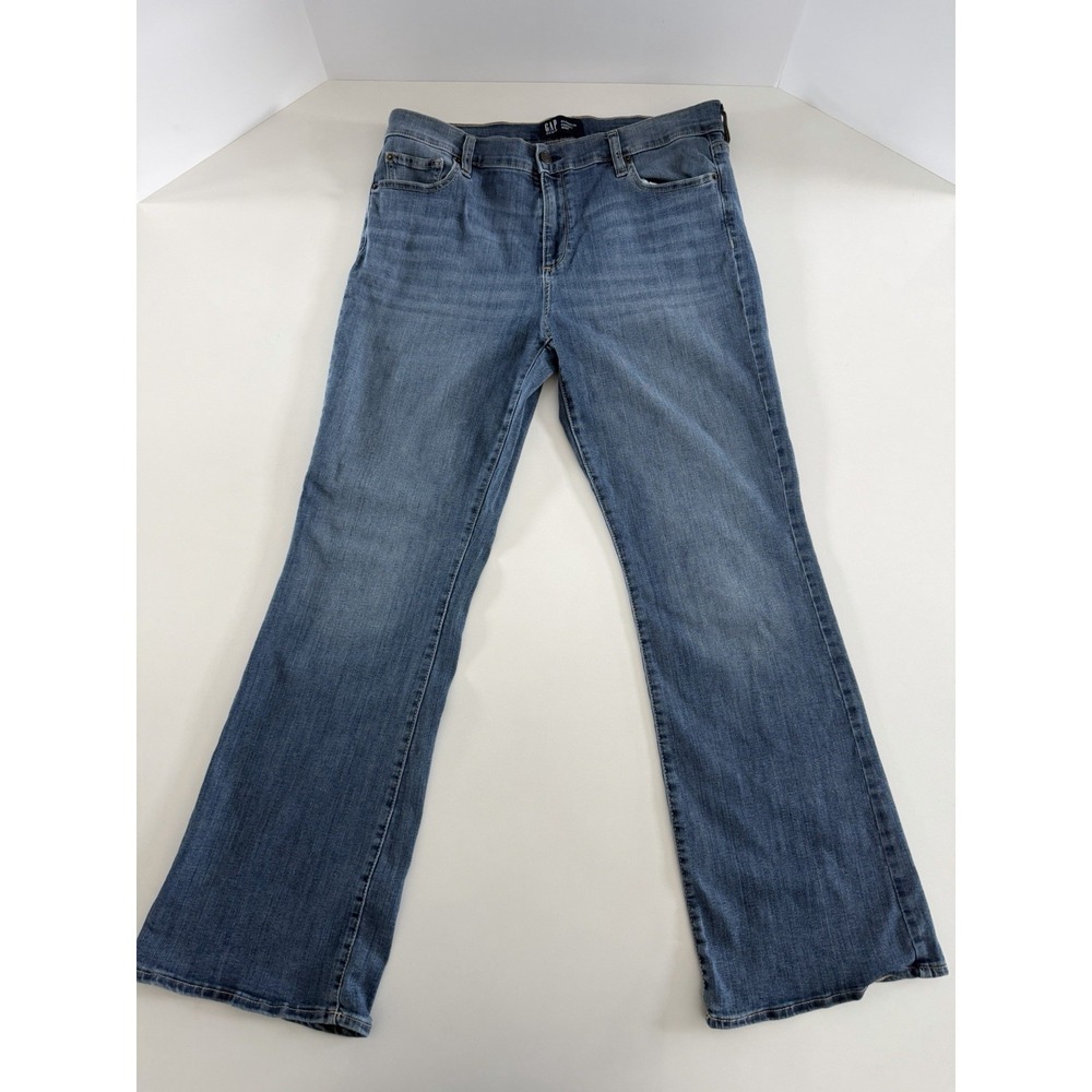 Gap Perfect Boot Women's‎ Jeans Size 33 Regular Light Wash Bootcut Denim